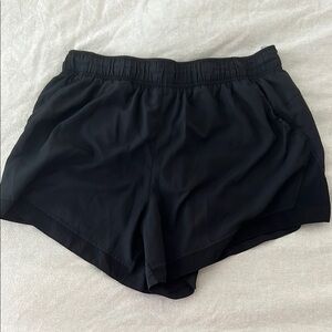 Athletic Works Black Athletic Shorts Lightweight Performance